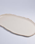 Platter Elongated - Higher Ruff Rims | Gold