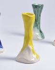 Candle Holders - Textured - Alienistic | Lemon Yellow