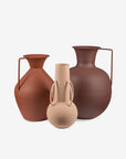 Vases Roman Set 3 - Cognac