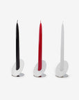 Candleholder with candle - C011 N/B/R