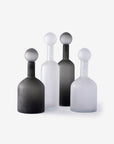 Bubbles & Bottles Matt And Set 4 - Black