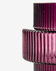 Candleholder Steps - Dark purple