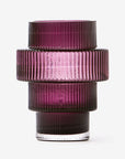 Candleholder Steps - Dark purple