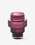 Candleholder Steps - Dark purple