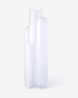 Vase Metropolis Frosted - Transparant