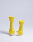 Candle Holders - Textured - Alienistic | Lemon Yellow