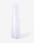 Vase Metropolis Frosted - Transparant