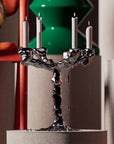 Drip Candle Holder 4 Arms | Aluminium