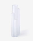 Vase Metropolis Frosted - Transparant