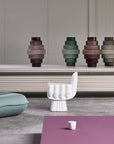 Vase Steps Dark Purple