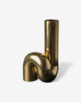 Vase Yourtube - Gold