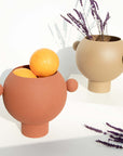 Round Vase | Brown