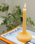 Tall Decorative Candle | Beige