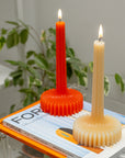 Tall Decorative Candle | Beige