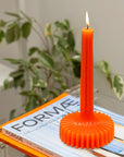 Tall Decorative Candle | Orange