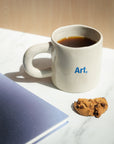 Books & Coffee Mug | Blue