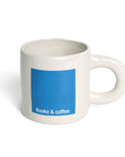 Books & Coffee Mug | Blue