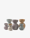 Vase Boolb Dots Orange M