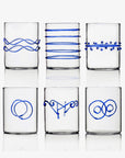 6pcs water assorted - Blue