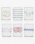 6pcs water assorted - Multicolor