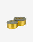 Set of 2 brass boxes | Grey