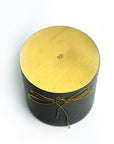 Soy wax concrete candle XL with brass cover | Grey