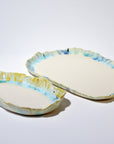 Set Blue / Sand - L (38*30cm) + XS deep tray (24*13cm)