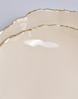 Serving Bowl - Ruff Rim | Alienistic Gold line