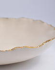 Serving Bowl - Ruff Rim | Alienistic Gold line