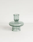 Mouthblown Candle Holder | Green