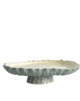 Cake Stand Textured D30 H12 Light Denim