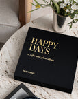 Photo Album - Happy Days, Black (S)