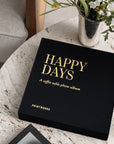 Photo Album - Happy Days, Black (S)