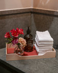 Lacquered Tray - Swell, Maroon/Pink L