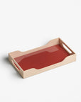 Lacquered Tray - Swell, Maroon/Pink M