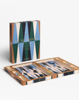 Lacquered Backgammon