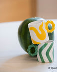 ESPRESSO MUG ROSARIO | 2 ASS. | YELLOW AND GREEN