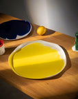 Dinner Plates - Rounded | Lemon Yellow