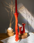Candle Holders - Textured - Alienistic | Red Scarlet