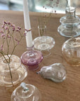 Mouthblown Candle Holder | Pink