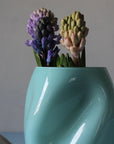 Squeeze Opal Vase Aquamarine