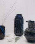 Volcano Vase Blue Agate