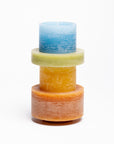 CANDLE STACK 04 | Brown & Blue