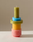 CANDLE STACK 03 | Pink & Yellow