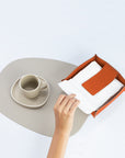 Ruca Square Napkin holder | Mattone