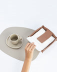 Ruca Square Napkin holder | Nut