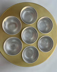 Multi-use brass tray - Gold