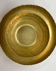 Serving deep brass bowls (25cm) - Gold