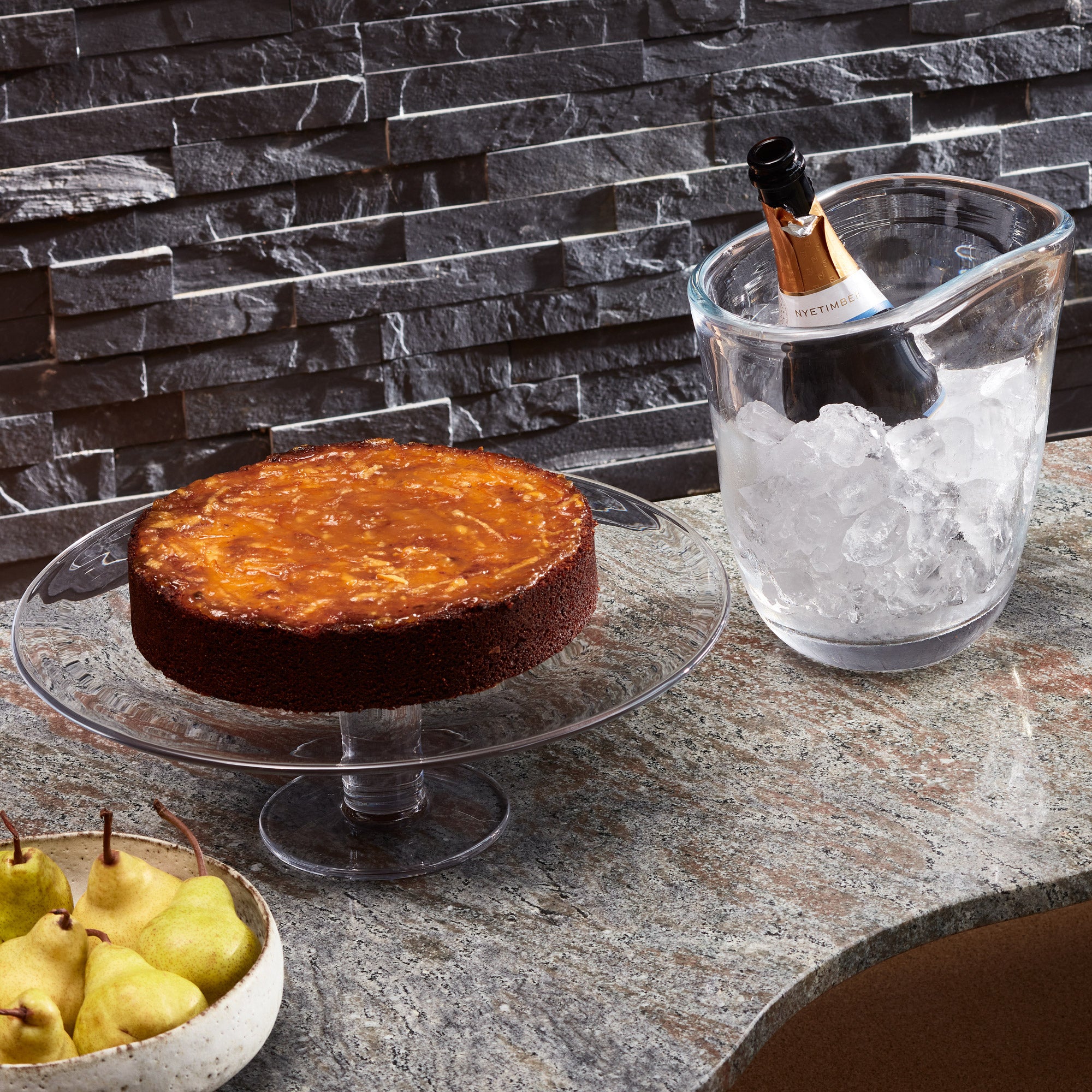 Konstantin Cakestand Ø40cm H14.5cm Clear