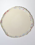 Serving round plate - Blue / Pink